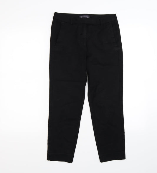 Marks and Spencer Womens Black   Snow Pants Trousers Size 8 L23 in - work office wear