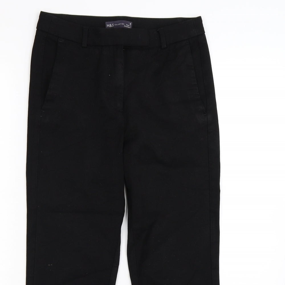 Marks and Spencer Womens Black   Snow Pants Trousers Size 8 L23 in - work office wear