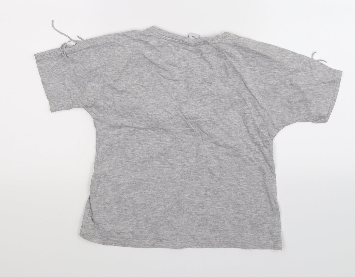 TU Girls Grey   Basic T-Shirt Size 7 Years