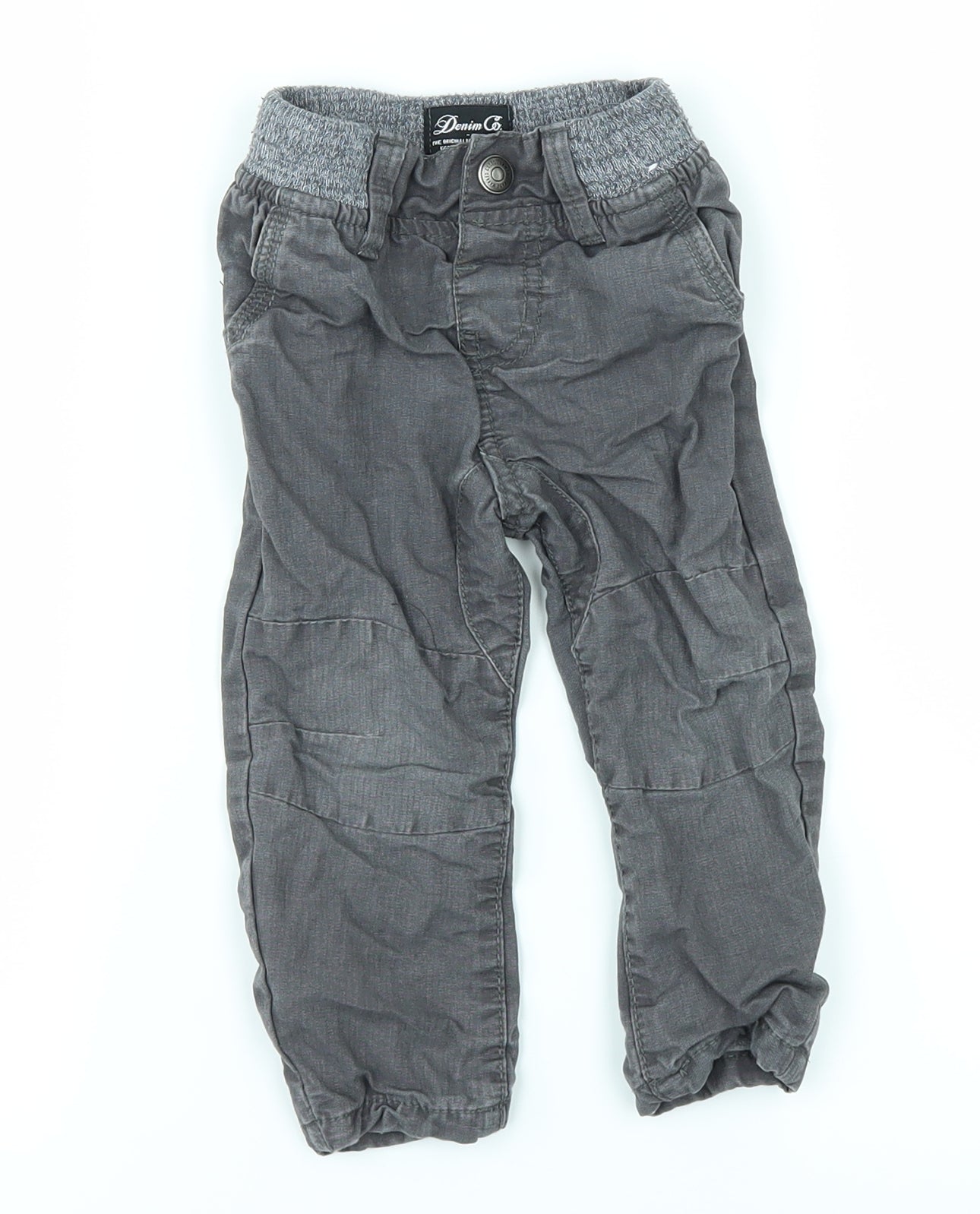 DenimCo Baby Black   Cargo Jeans Size 12-18 Months
