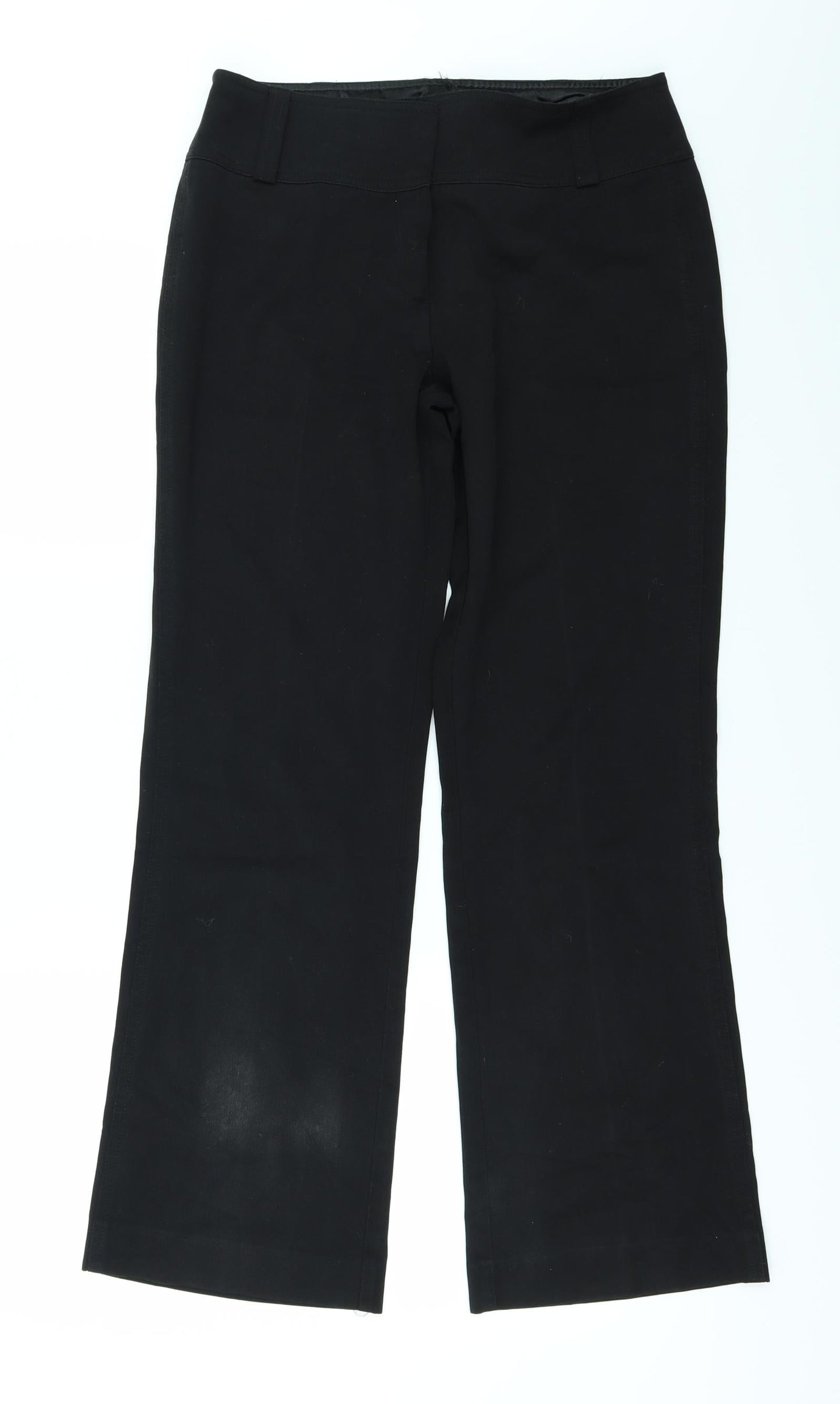 Etam Womens Black   Chino Trousers Size 8 L27 in