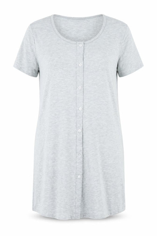 Boohoo Womens Grey   Basic T-Shirt Size 10