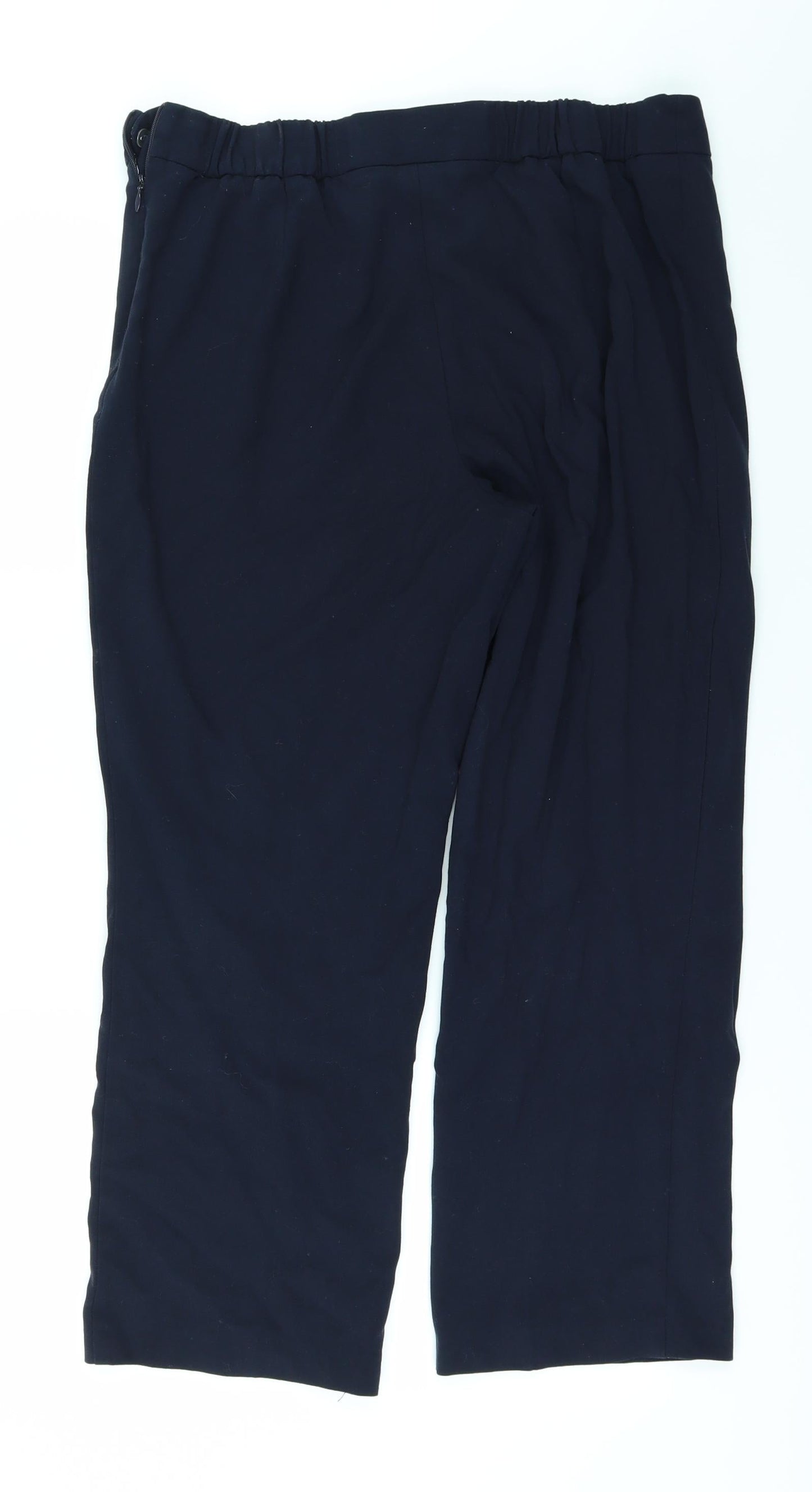 Marks and Spencer Womens Blue   Trousers  Size 14 L23 in