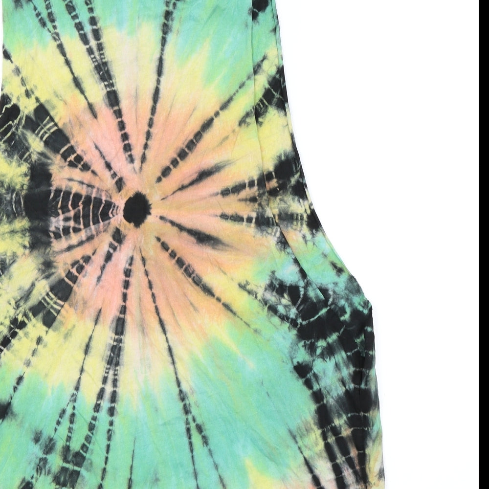 ASOS Womens Multicoloured   Basic Tank Size M  - Long Line