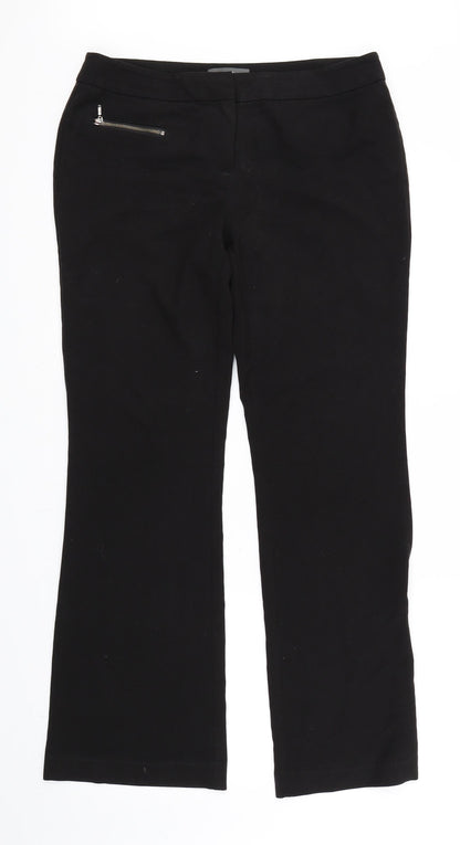 Next Womens Black   Trousers  Size 10 L29 in