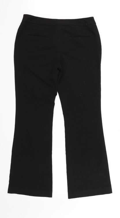 Next Womens Black   Trousers  Size 10 L29 in