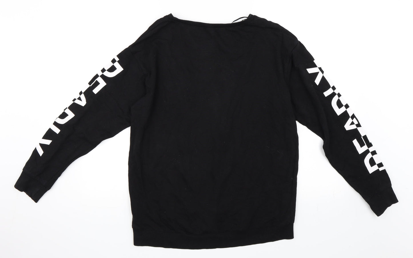 H&M Mens Black   Pullover Sweatshirt Size M