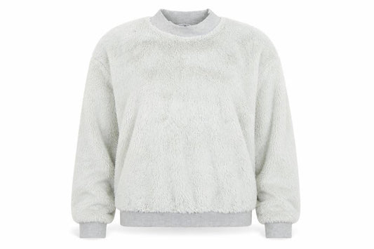 Zara Womens Blue   Pullover Sweatshirt Size M  - Fluffy