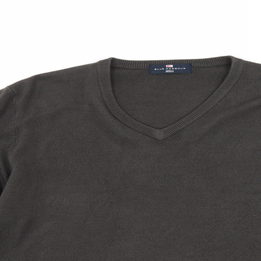 Marks and Spencer Mens Grey   Pullover Jumper Size L