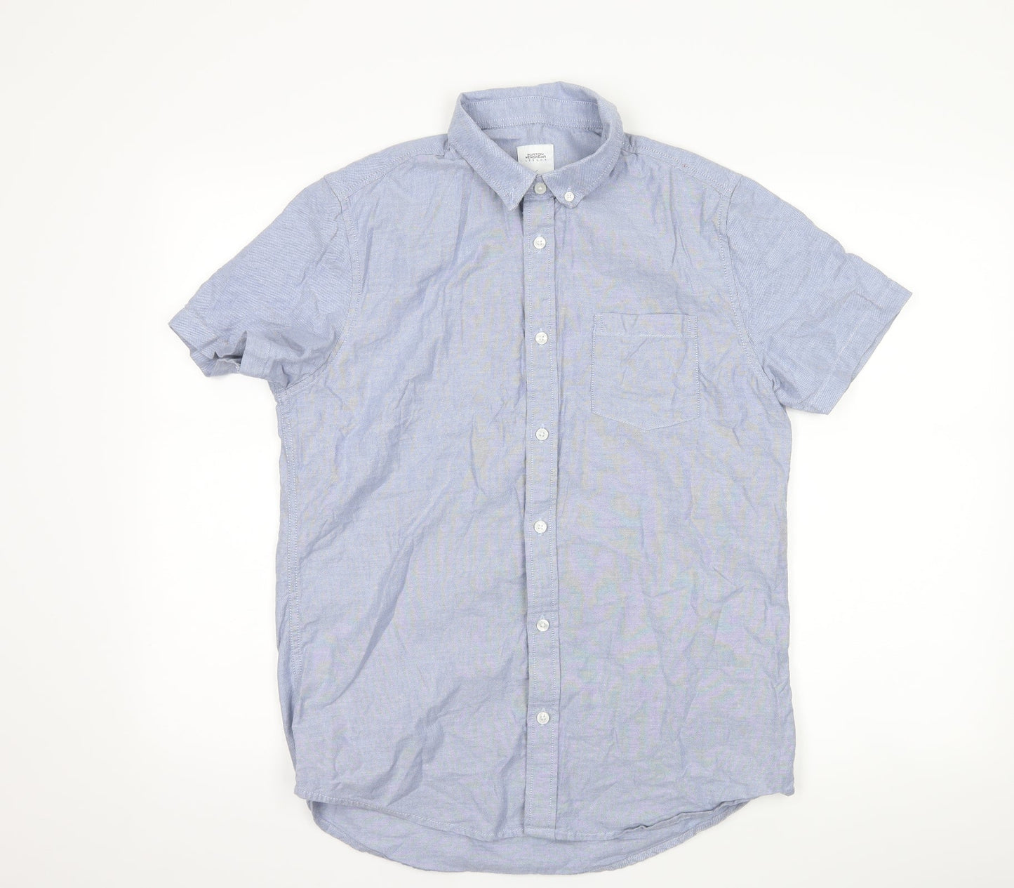 Burton Mens Blue    Button-Up Size M