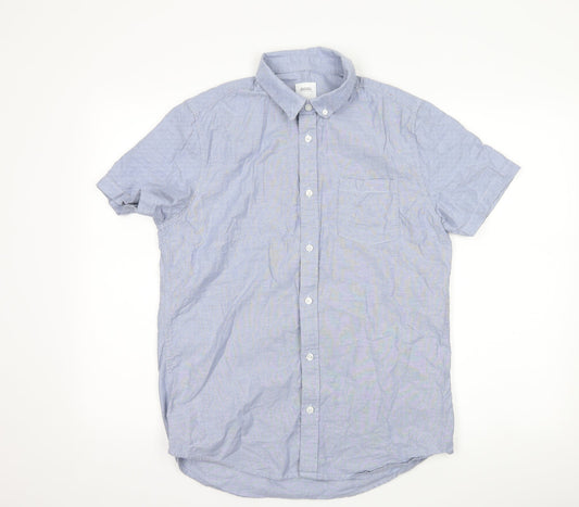 Burton Mens Blue    Button-Up Size M
