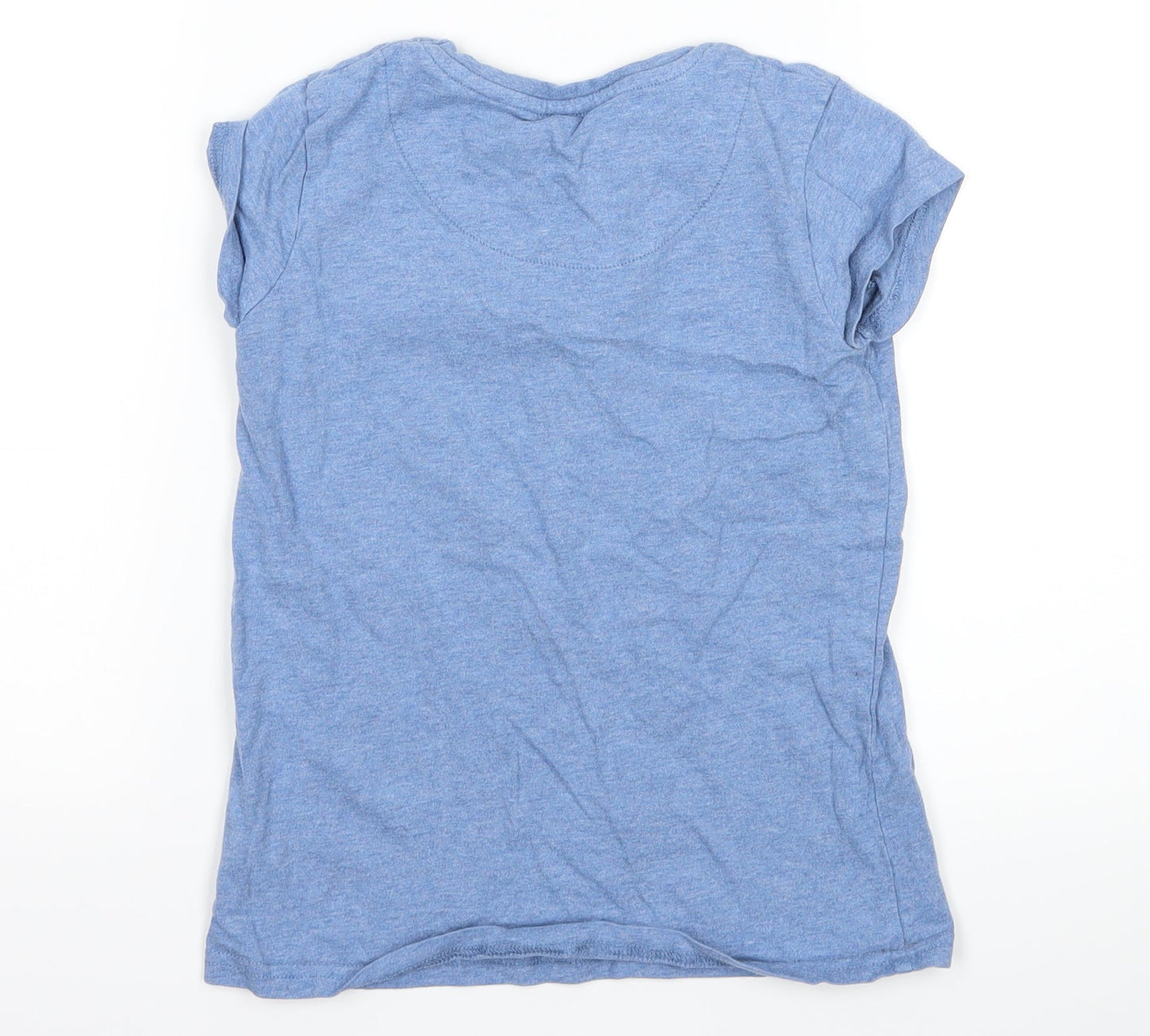 NEXT Girls Blue   Basic T-Shirt Size 7 Years  - graphic