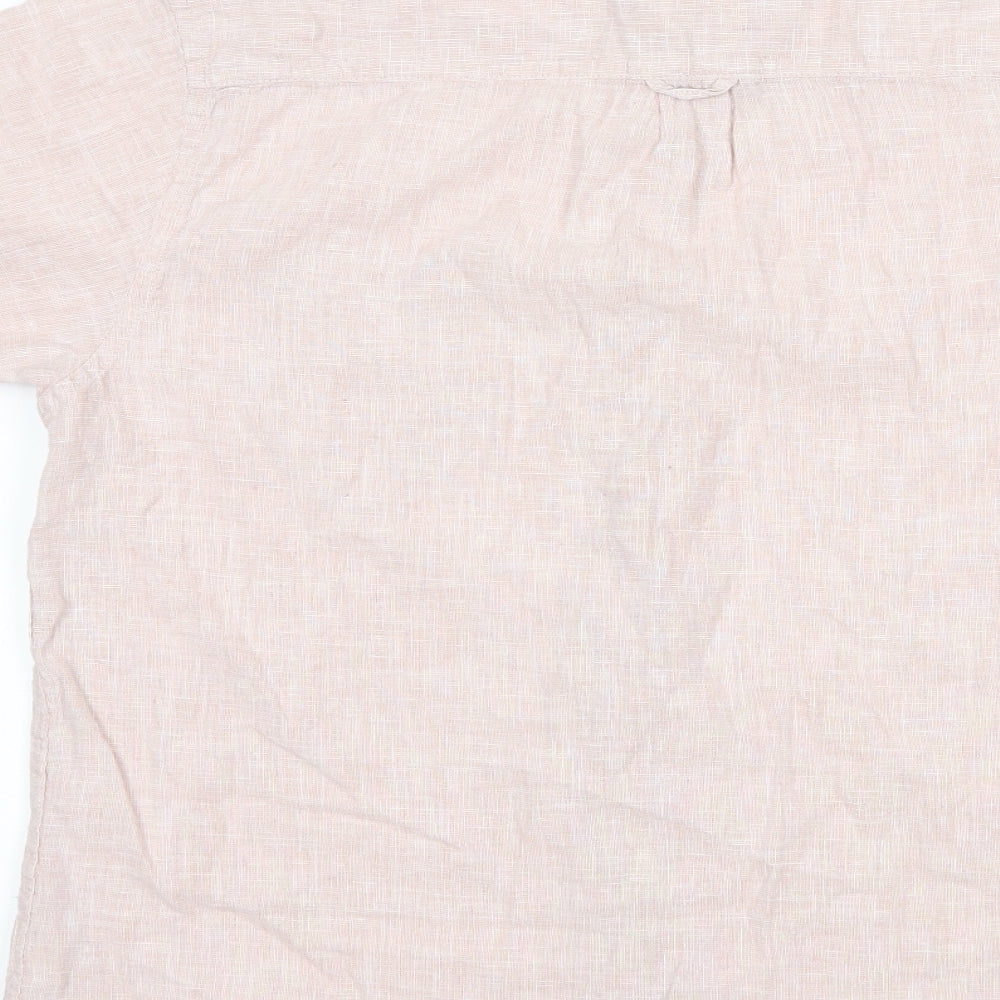 Cedar Wood State Mens Pink    Button-Up Size L