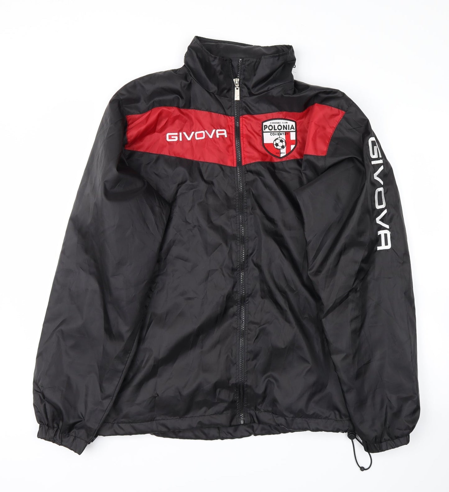 Givova Mens Black   Anorak Jacket Size M
