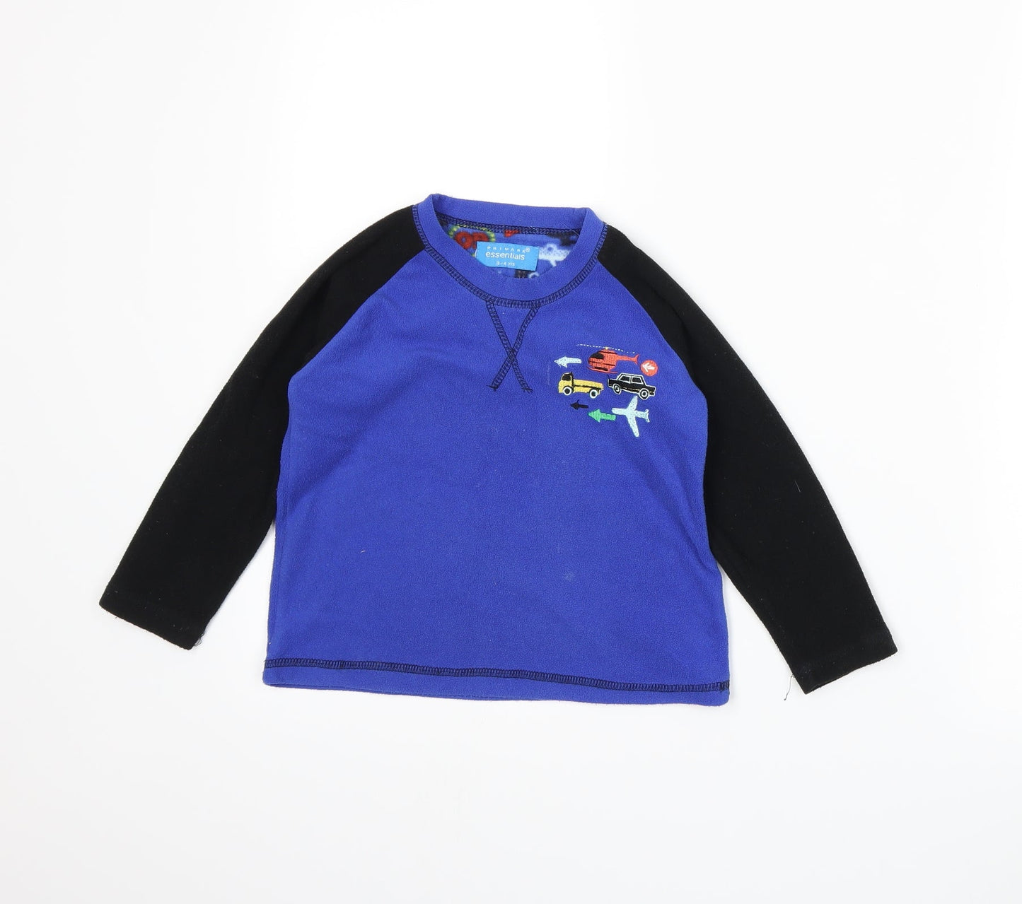 Primark Boys Blue   Basic Polo Size 3-4 Years