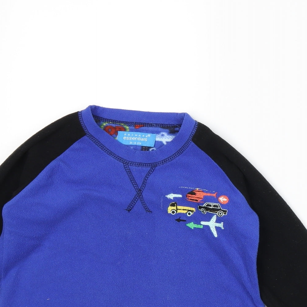 Primark Boys Blue   Basic Polo Size 3-4 Years