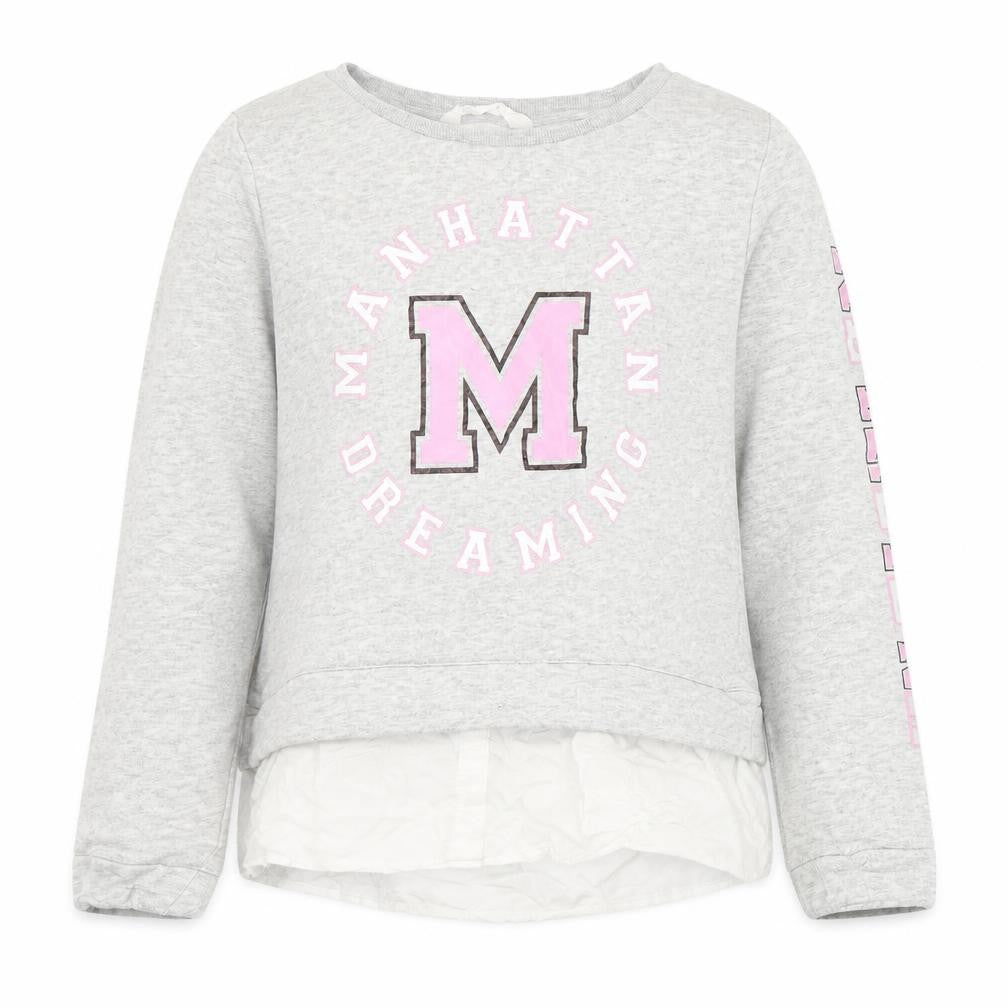 H&M Girls Grey   Pullover Sweatshirt Size 12-13 Years