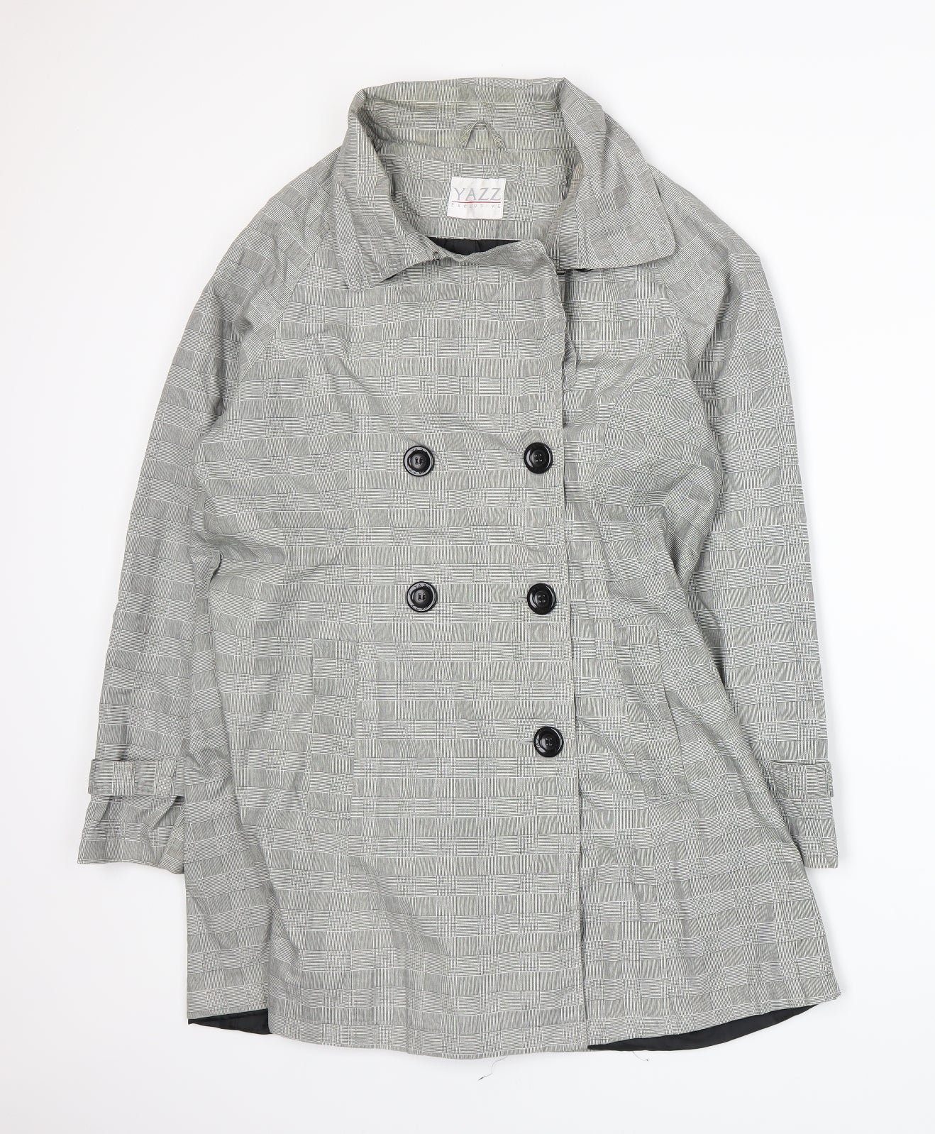 Yazz Womens Grey   Jacket Suit Jacket Size 16
