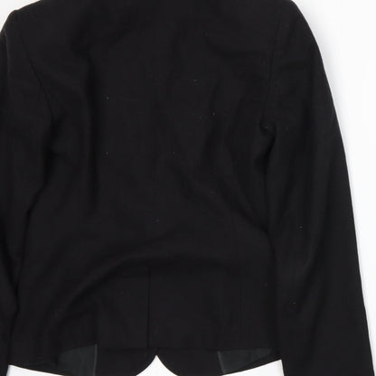 Brand and care label for French Connection women’s black jacket suit jacket, size UK 6