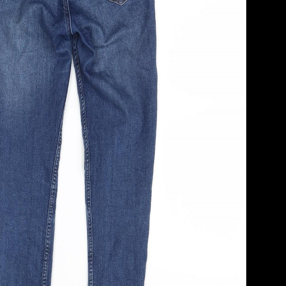 Divided Womens Blue  Denim Skinny Jeans Size 8 L26.5 in