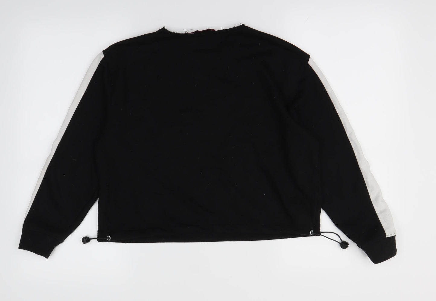 Boohoo Womens Black   Pullover Jumper Size 8