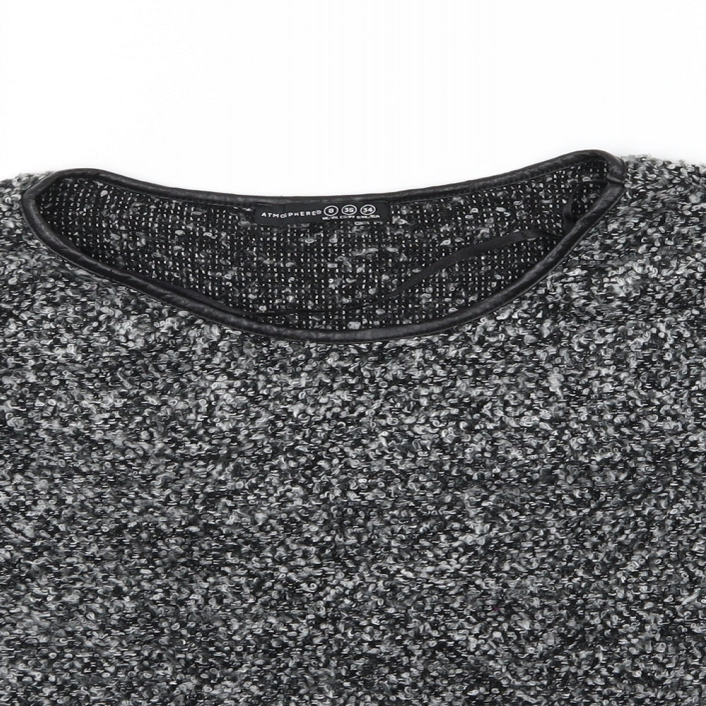 Atmosphere Womens Grey  Knit Pullover Jumper Size 8