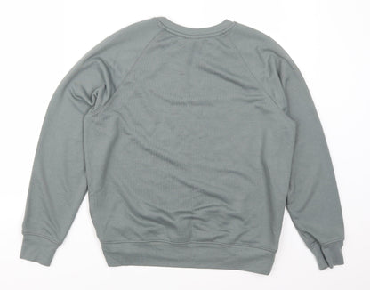 H&M Womens Green   Pullover Sweatshirt Size XS