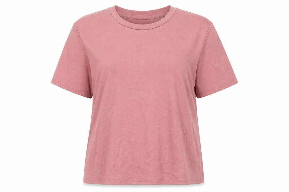Bella + Canvas Womens Pink   Basic T-Shirt Size M