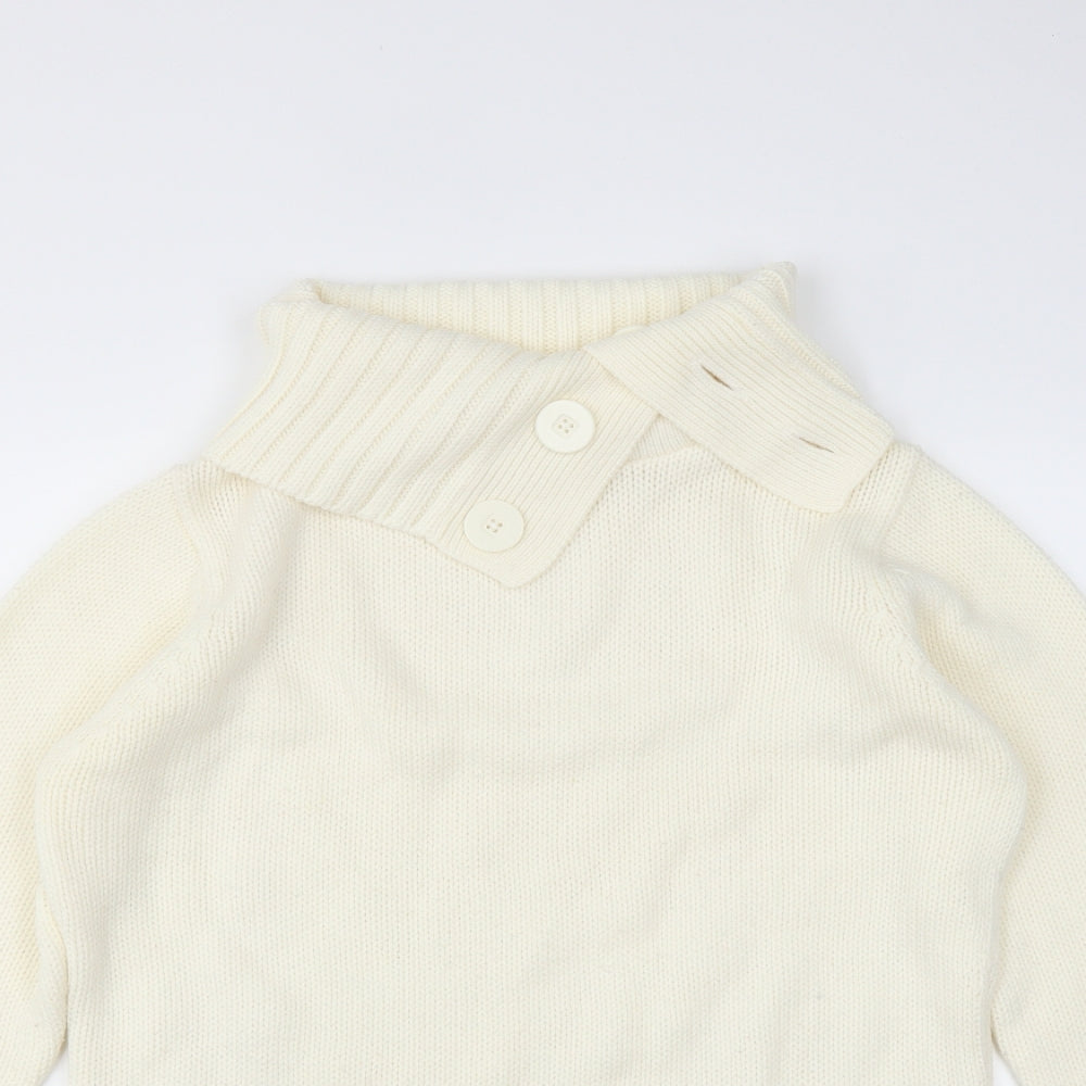 Sainsburys Womens Ivory   Pullover Jumper Size 14