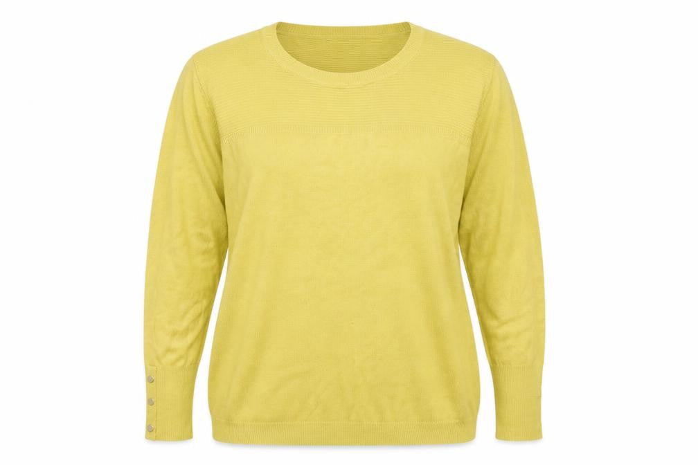 Marks & Spencer Womens Yellow   Pullover Jumper Size 18