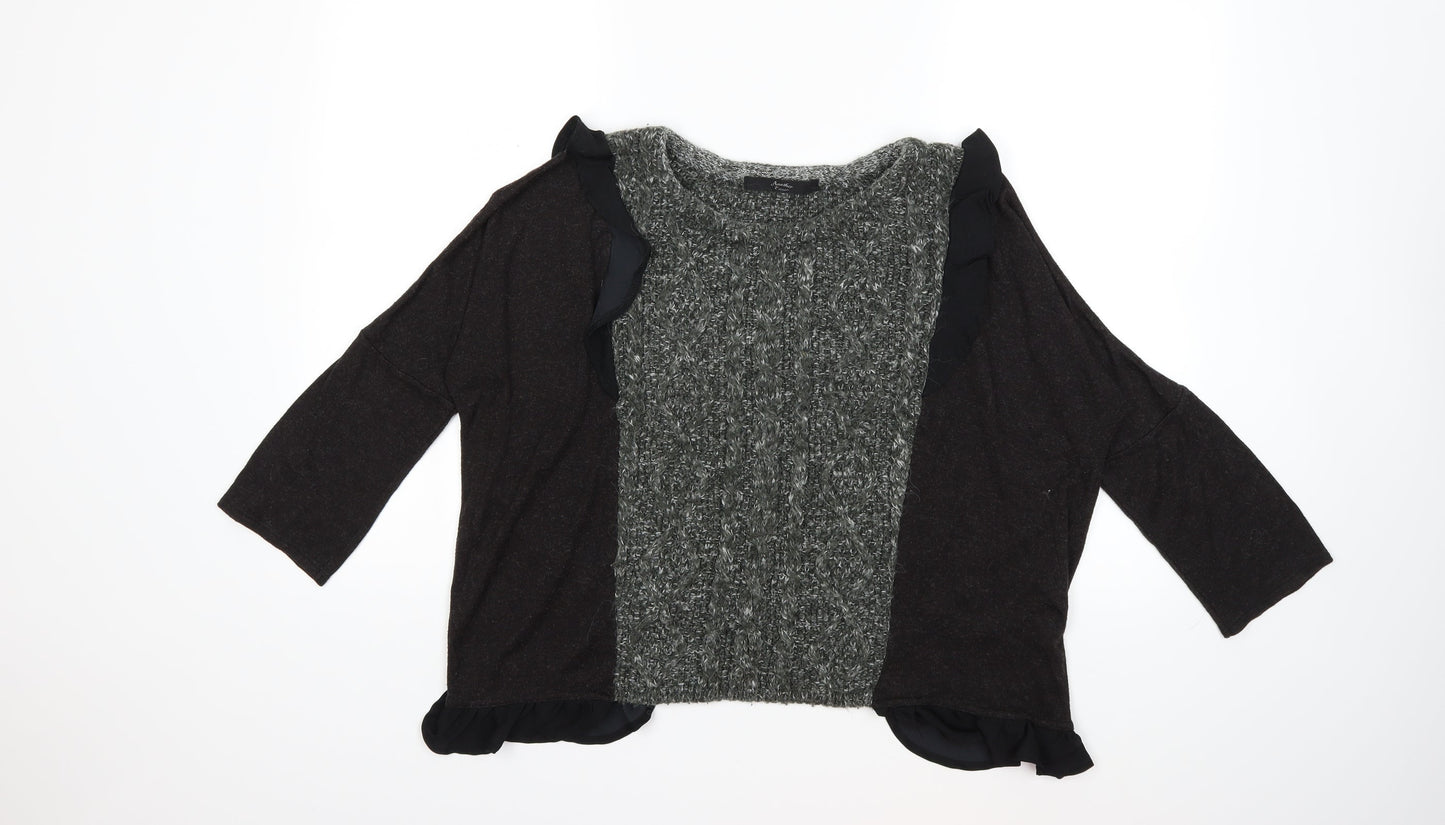Another edition Womens Green  Knit Pullover Jumper Size M