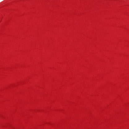 Morley Mens Red  Knit Pullover Jumper Size M