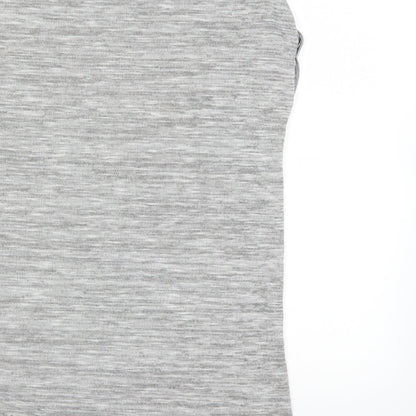 Brand and care label for George girls’ grey jumper, size 12-13, years