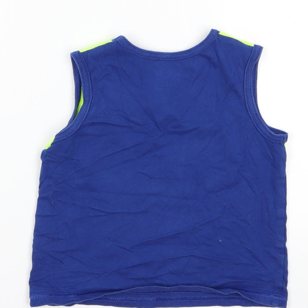 Preworn Baby Blue   Basic Tank Size 24 Months