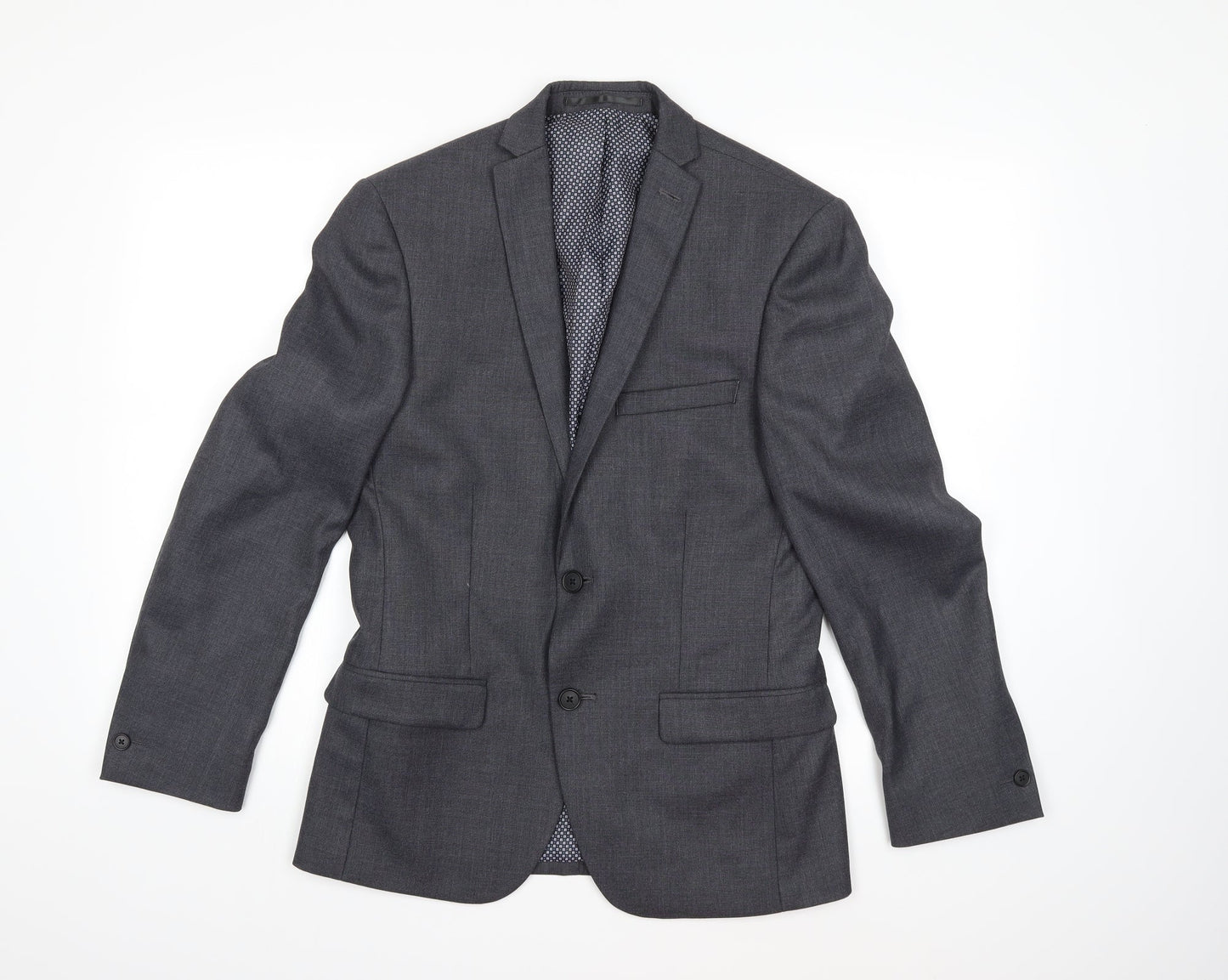 Red Herring Mens Grey   Jacket Suit Jacket Size 36