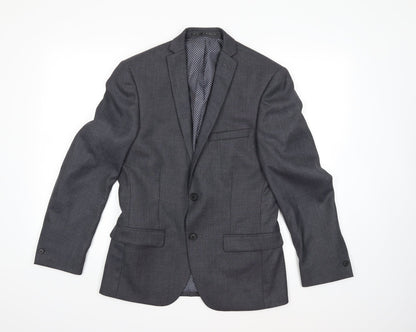 Red Herring Mens Grey   Jacket Suit Jacket Size 36
