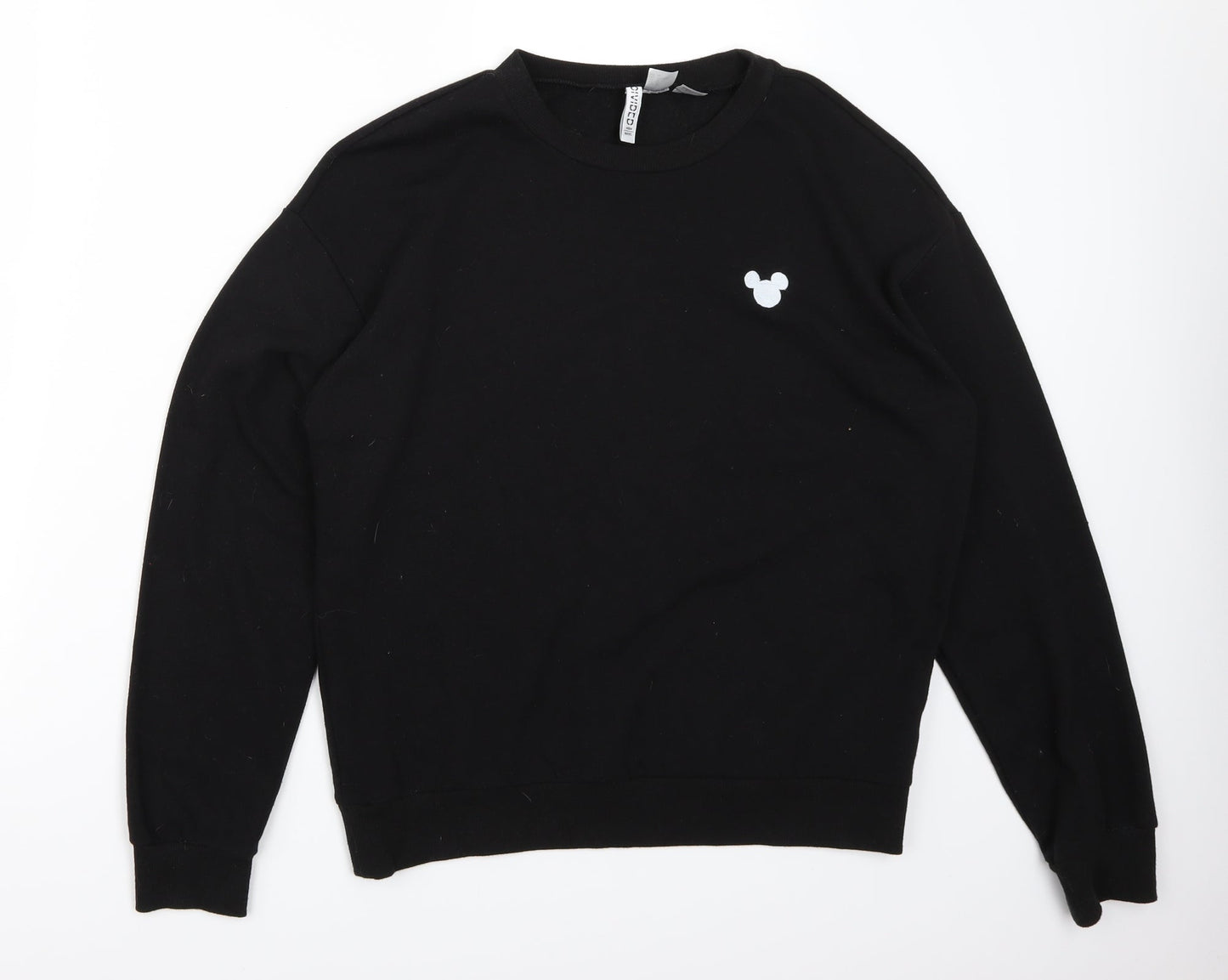 H&M Womens Black   Pullover Jumper Size M