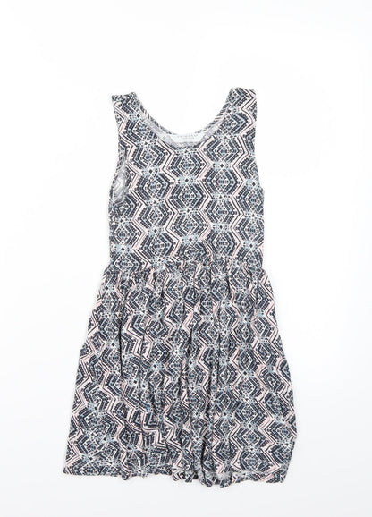 Front view of Primark girls’ grey a-line, size 7-8, years