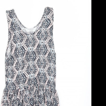 Close-up detail of Primark girls’ grey a-line, size 7-8, years