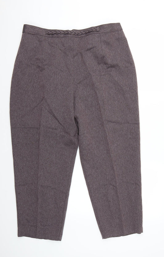 Berketex Womens Purple   Chino Trousers Size 20 L25 in