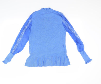 Back view of Laetitia Mem women’s blue jumper, size M