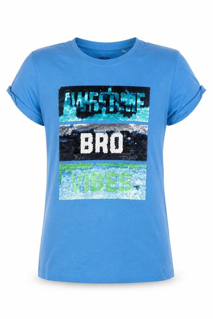 Blue Zoo Girls Blue   Basic T-Shirt Size 13-14 Years