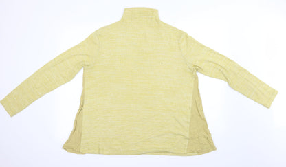 Additional front view of Next women’s yellow jumper, size UK 16