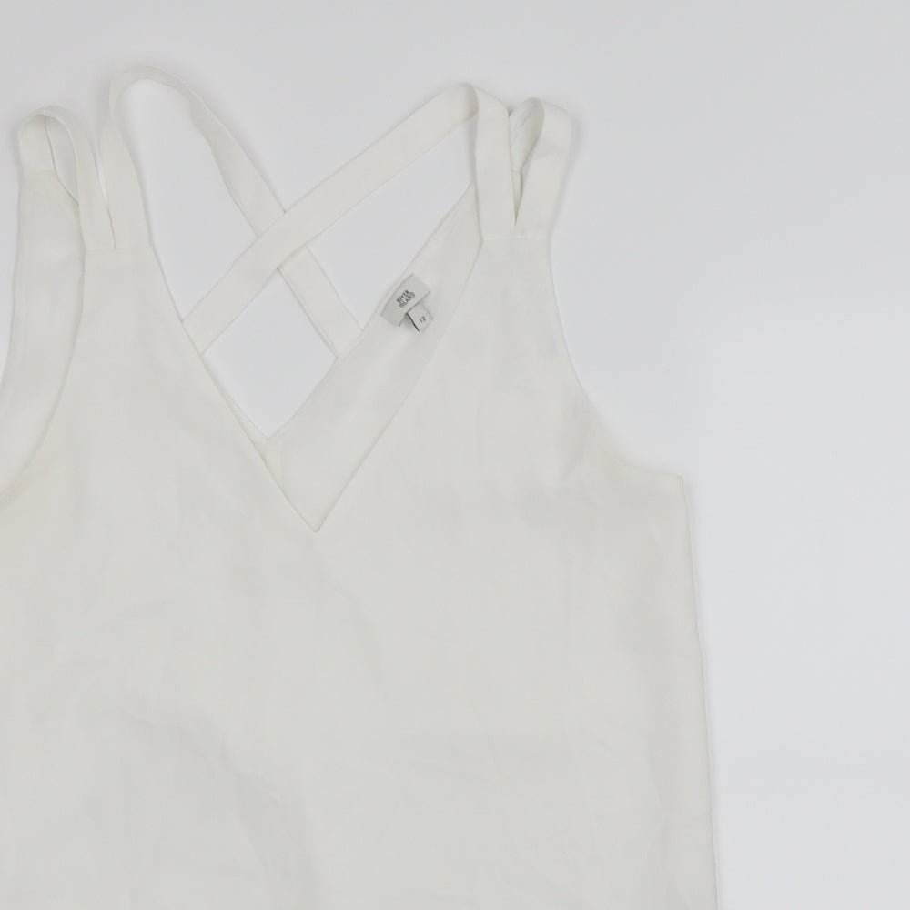 River Island Womens White   Basic Blouse Size 12