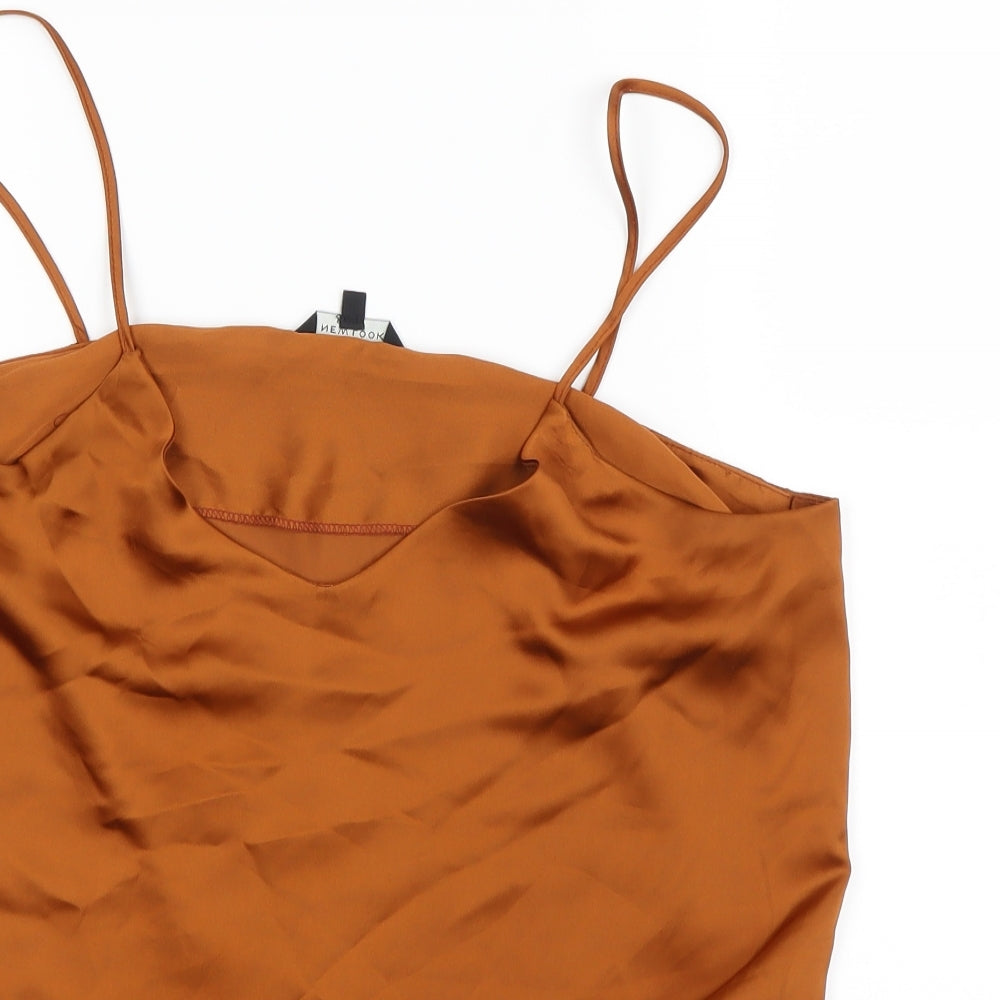 New Look  Womens Brown   Basic Blouse Size 14