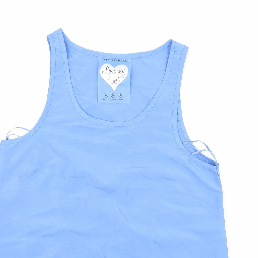 Atmosphere Womens Blue   Basic Tank Size 6