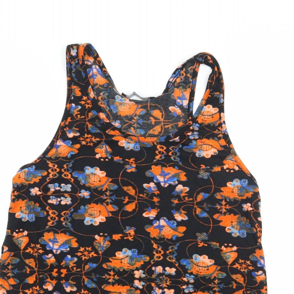 Atmosphere Womens Black Geometric Jersey Basic Tank Size 6