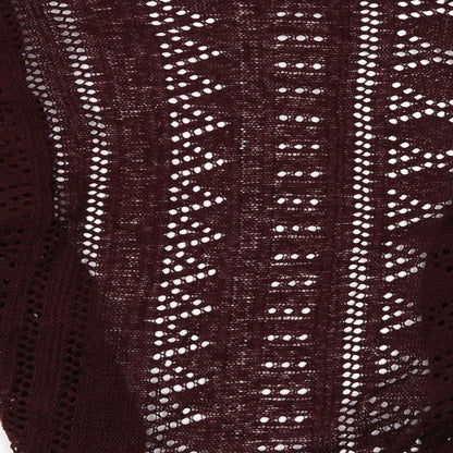 Brand and care label for Evie women’s red cardigan jumper, size UK 12