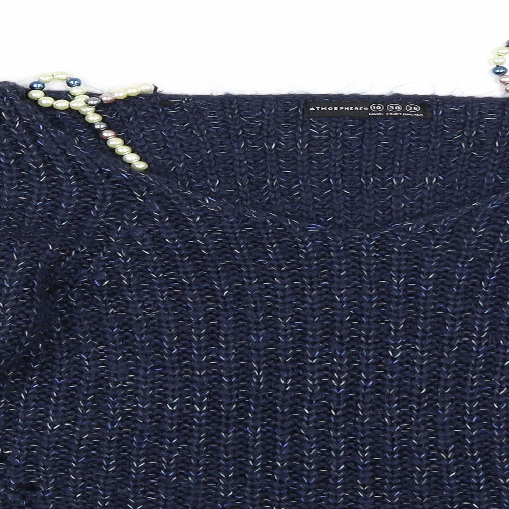 Atmosphere Womens Blue   Pullover Jumper Size 10
