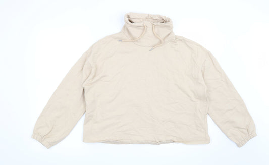 New Look Womens Beige   Pullover Sweatshirt Size M